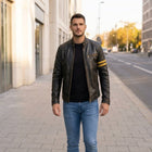 Taj Signature Silverstone Racing Leather Jacket