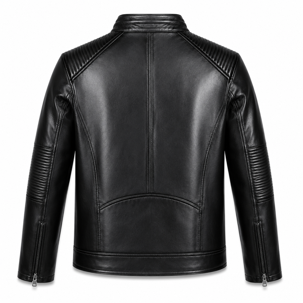 Boby Deol Leather Jacket - By Taj Leather Pure Black