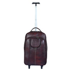 Leather Accessories 18 Inch Leather Laptop Backpacks Trolley Bags