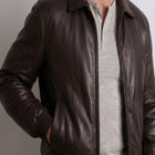 Taj Signature Metropolitan Leather Bomber