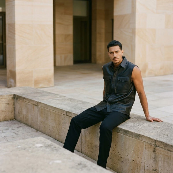 Taj Signature Outlaw Leather Biker Vest