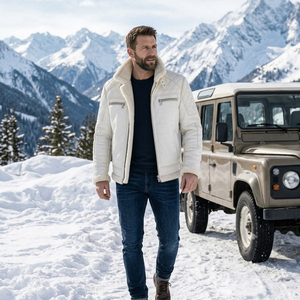 Taj Signature Alpine Winter Leather Bomber