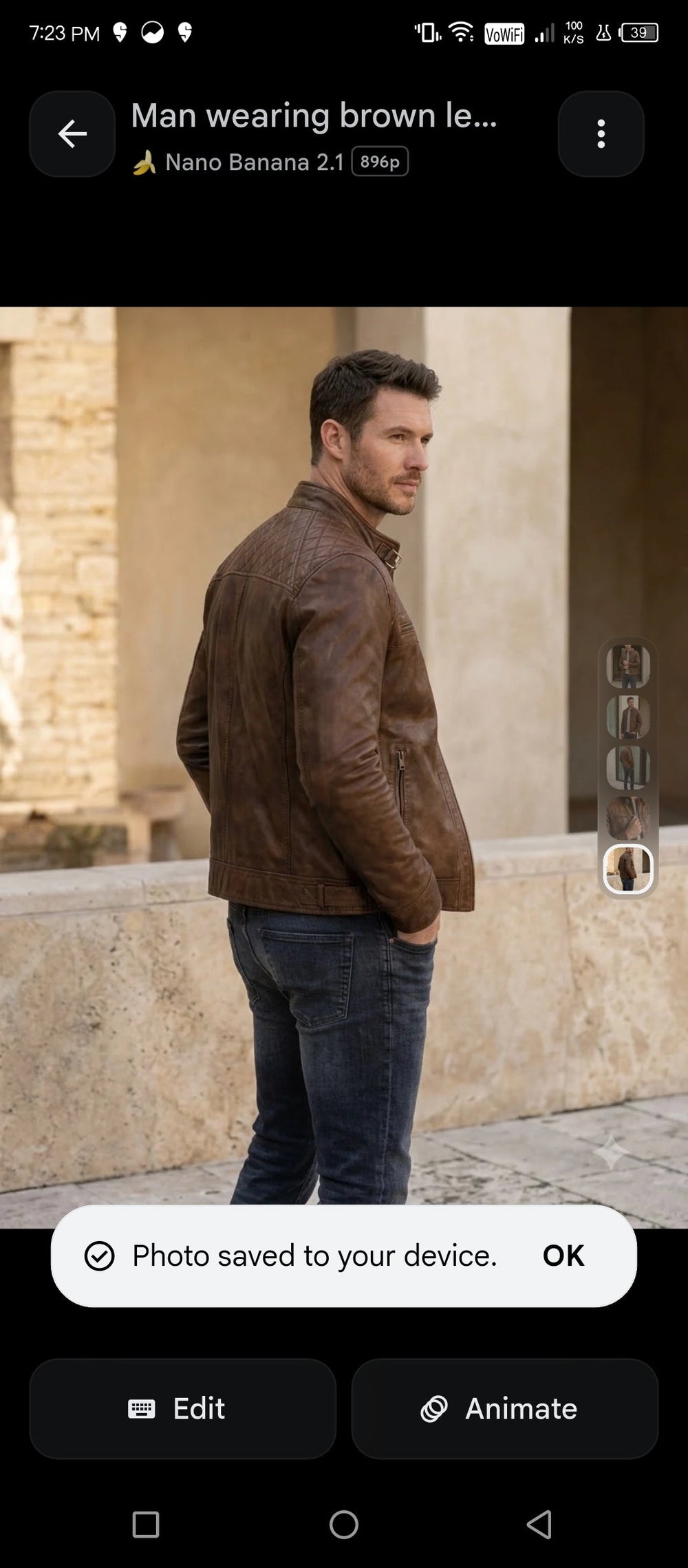 Taj Heritage Cognac Twin-Zip Cafe Racer Leather Jacket