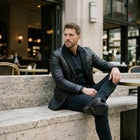 Taj Bespoke Royale Diamond-Quilted Leather Coat