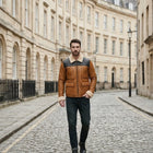 Taj Signature Alpine Mustard Quilted Sherpa Jacket