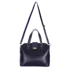 Women's Luxury Leather Shoulder Crossbody Handbag - Crocodile Pattern Stylish Bag