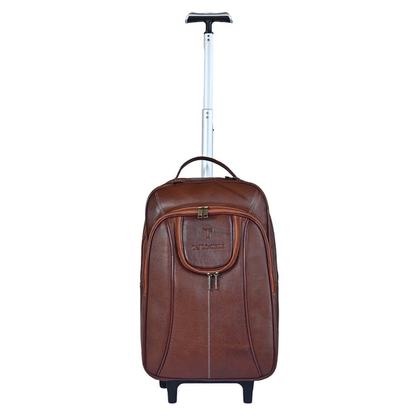 Leather Accessories 18 Inch Leather Laptop Backpacks Trolley Bags