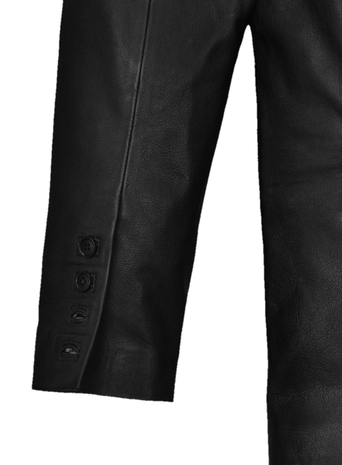 Men's Black Leather Coat - Premium Quality by Taj Leather