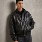 Taj Signature Nocturne Crinkled Nappa Bomber
