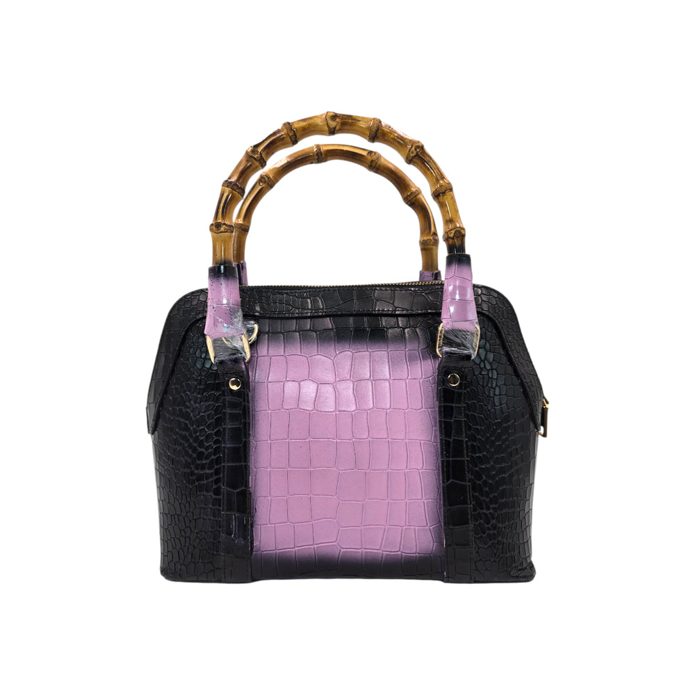 Genuine Leather Handbags with Bamboo handle for Women - Multi-Style Tote, Crossbody, and Top Handle Bag.