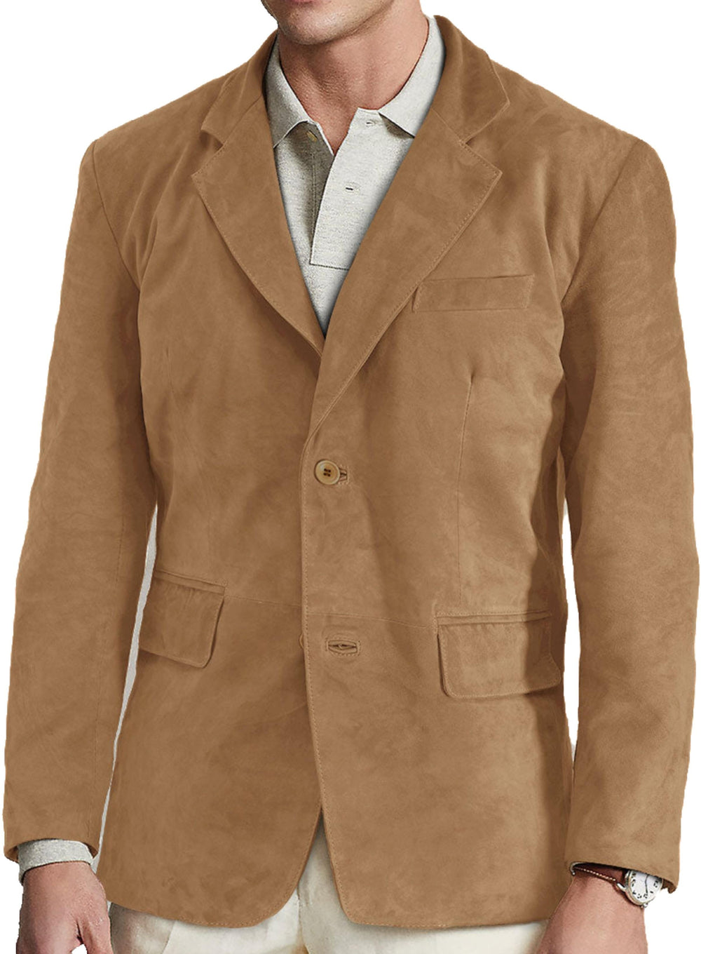 Men's Brown Leather Coat - Premium Quality by Taj Leather