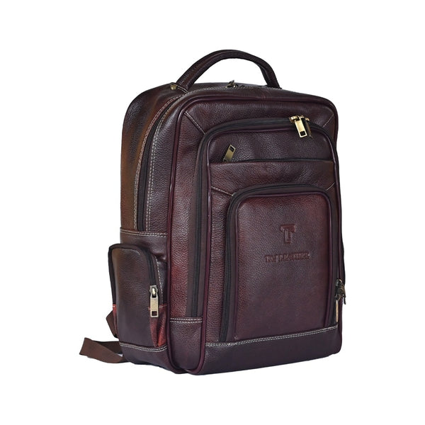 Large 35 L Laptop Backpack 100% Genuine Leather Laptop Backpack