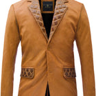 Men's Brown Leather Coat - Premium Quality by Taj Leather