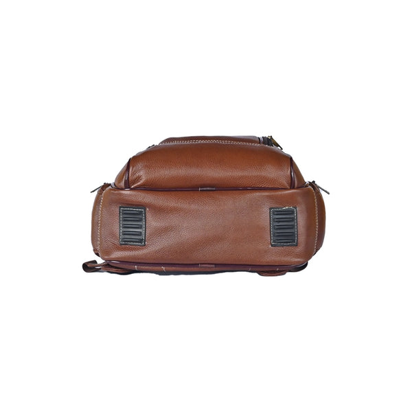 Large 35 L Laptop Backpack 100% Genuine Leather Laptop Backpack