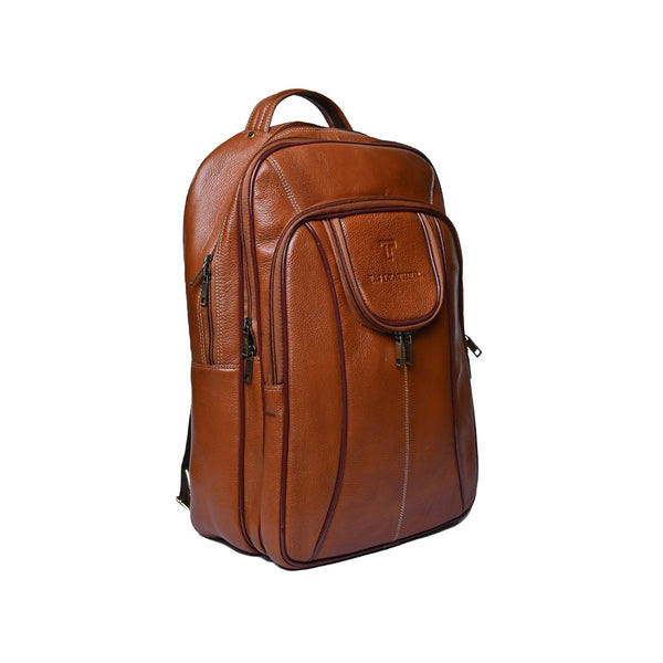 Leather Accessories 18 inch Leather Backpacks for Men and Women