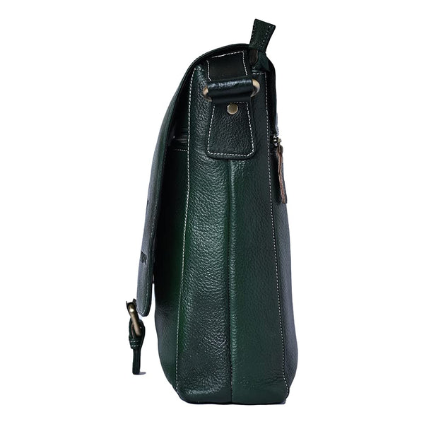 LEATHER SLING BAG (Green)