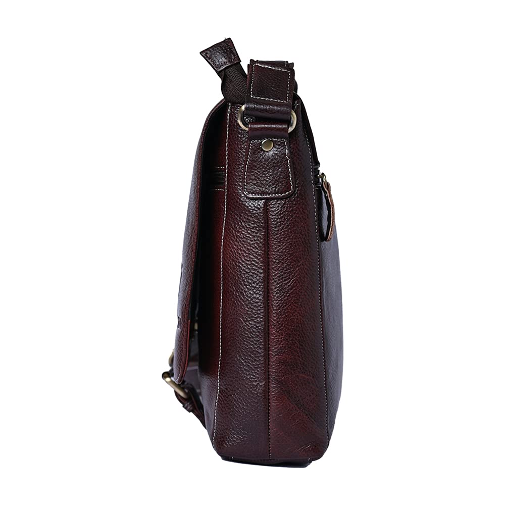 LEATHER SLING BAG (Brown)