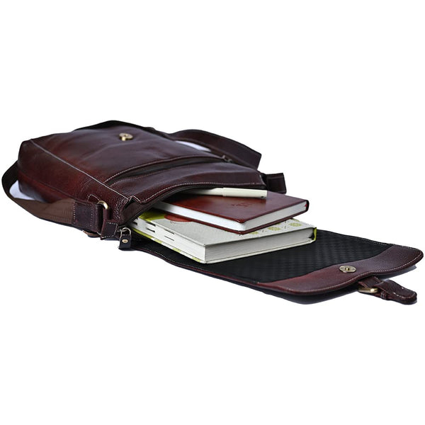 LEATHER SLING BAG (Brown)