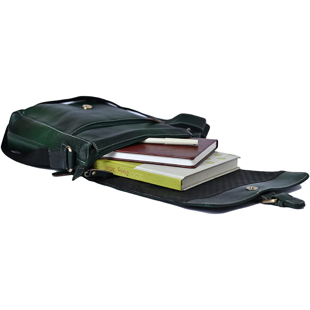 LEATHER SLING BAG (Green)