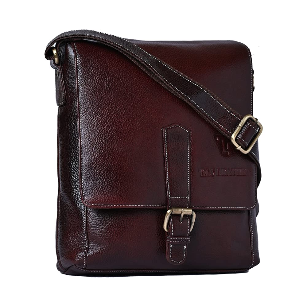 LEATHER SLING BAG (Brown)