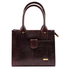 TAJ LEATHER Genuine Leather Handbag for Women, Premium Crocodile Pattern Tote Bag, Spacious Ladies Purse for Office, Work, Shopping & Daily Use, Stylish Shoulder Bag