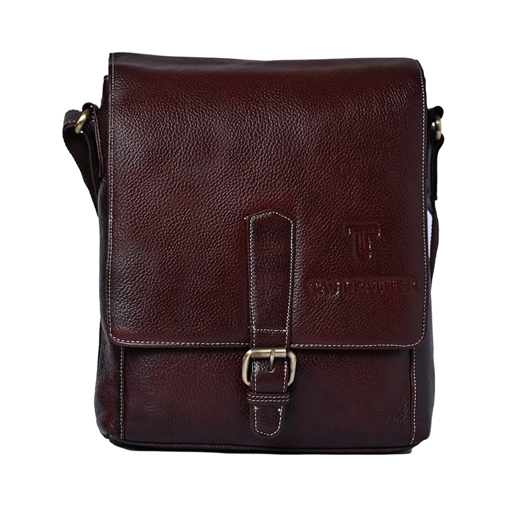 LEATHER SLING BAG (Brown)