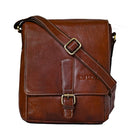 LEATHER SLING BAG (Tan)