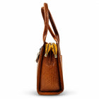 TAJ LEATHER Genuine Leather Handbag for Women, Premium Crocodile Pattern Tote Bag, Spacious Ladies Purse for Office, Work, Shopping & Daily Use, Stylish Shoulder Bag
