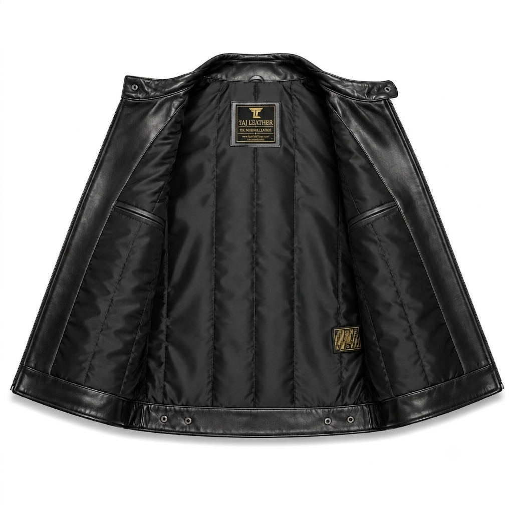 Boby Deol Leather Jacket - By Taj Leather Pure Black