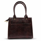 TAJ LEATHER Genuine Leather Handbag for Women, Premium Crocodile Pattern Tote Bag, Spacious Ladies Purse for Office, Work, Shopping & Daily Use, Stylish Shoulder Bag