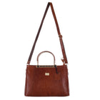 TAJ LEATHER Genuine Leather Handbag for Women, Premium Crocodile Textured Tote Bag with Zipper, Spacious Ladies Purse for Office, Work, Shopping & Daily Use