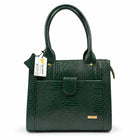 TAJ LEATHER Genuine Leather Handbag for Women, Premium Crocodile Pattern Tote Bag, Spacious Ladies Purse for Office, Work, Shopping & Daily Use, Stylish Shoulder Bag
