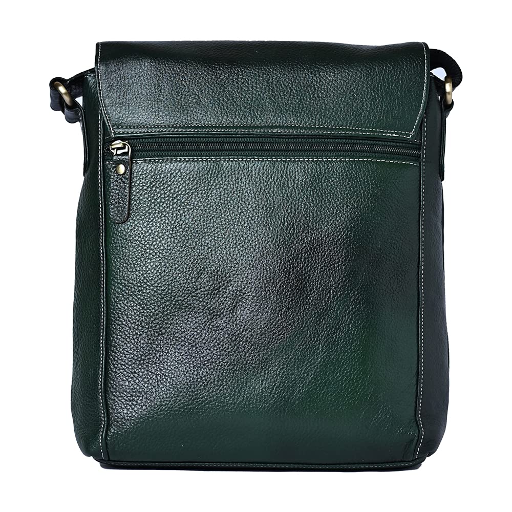LEATHER SLING BAG (Green)