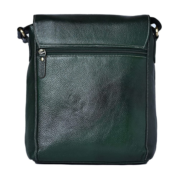 LEATHER SLING BAG (Green)