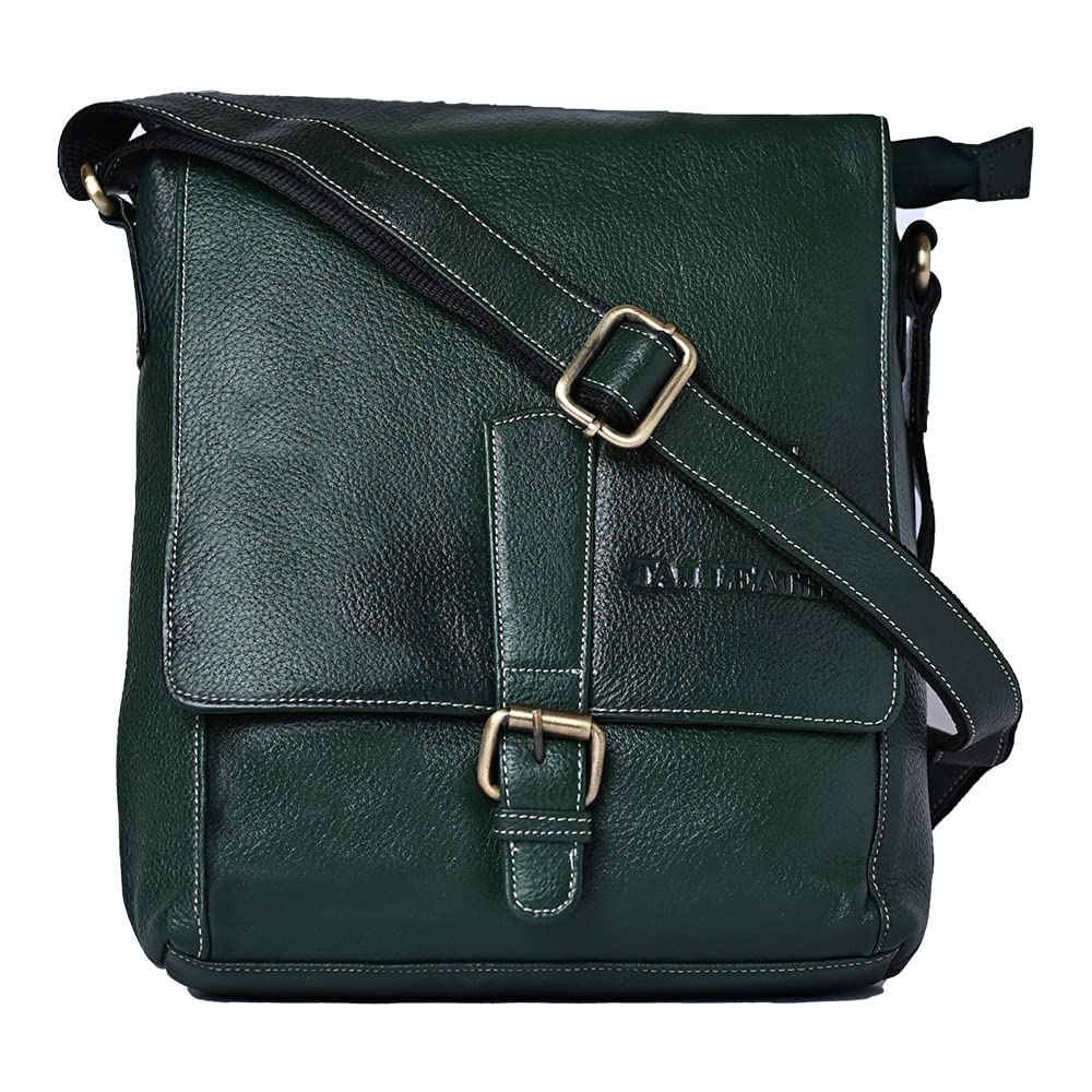 LEATHER SLING BAG (Green)