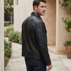 Taj Signature Metropolitan Black Leather Overshirt