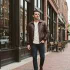 Taj Heritage Dakota Distressed Leather Jacket