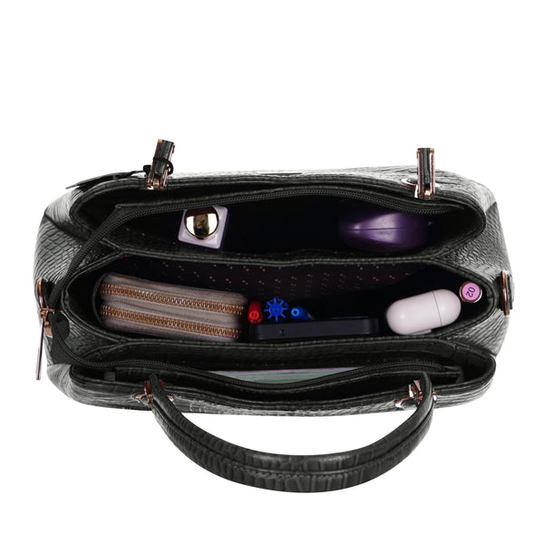 Genuine Leather Handbags for Women - Multi-Style Tote, Crossbody, and Top Handle Bag