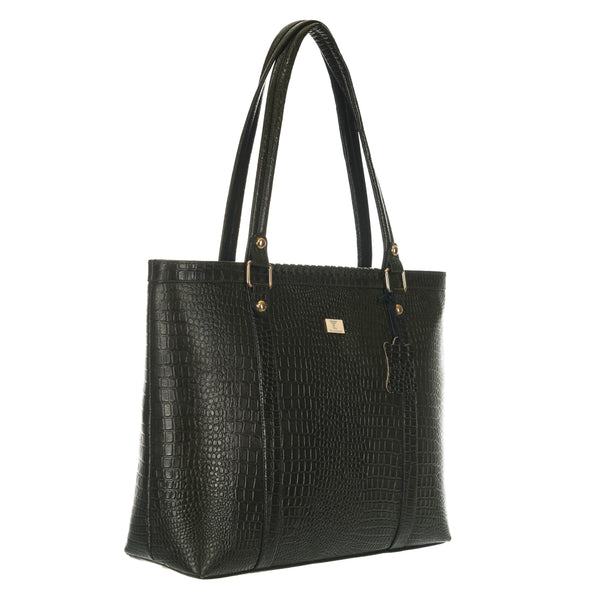 Women's 100% Leather Shoulder Bag - Elegant and Durable with Spacious Design