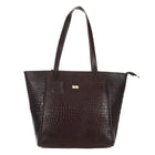 TAJ LEATHER Genuine Leather Tote Bag for Women, Premium Textured Handbag with Spacious Compartment, Stylish Shoulder Carry Bag for Office, Shopping, Travel & Everyday Use