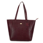 TAJ LEATHER Genuine Leather Tote Bag for Women, Premium Textured Handbag with Spacious Compartment, Stylish Shoulder Carry Bag for Office, Shopping, Travel & Everyday Use