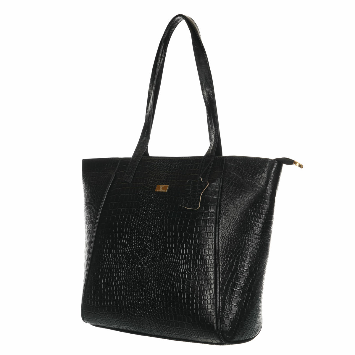 TAJ LEATHER Genuine Leather Tote Bag for Women, Premium Textured Handbag with Spacious Compartment, Stylish Shoulder Carry Bag for Office, Shopping, Travel & Everyday Use