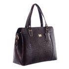 TAJ LEATHER Genuine Leather Handbag for Women | Premium Textured Tote Bag with Spacious Compartments | Stylish Shoulder Carry Bag for Office, Work, Shopping & Everyday Use