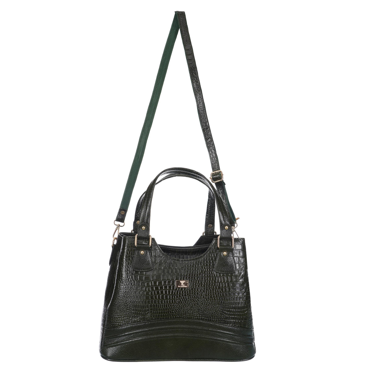 TAJ LEATHER Genuine Leather Women's Handbag for Ladies | Premium Tote Shoulder Bag with Double Handles, Spacious Main Compartment, Stylish Everyday Office & Casual Bag