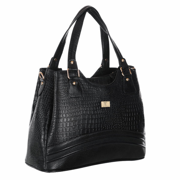 TAJ LEATHER Genuine Leather Women's Handbag for Ladies | Premium Tote Shoulder Bag with Double Handles, Spacious Main Compartment, Stylish Everyday Office & Casual Bag