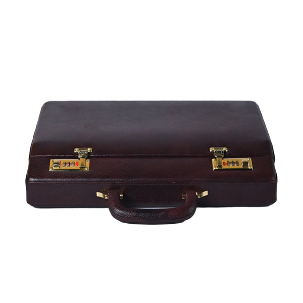Genuine Leather Classic Briefcase | Hand Briefcase Medium Briefcase - For Men & Women