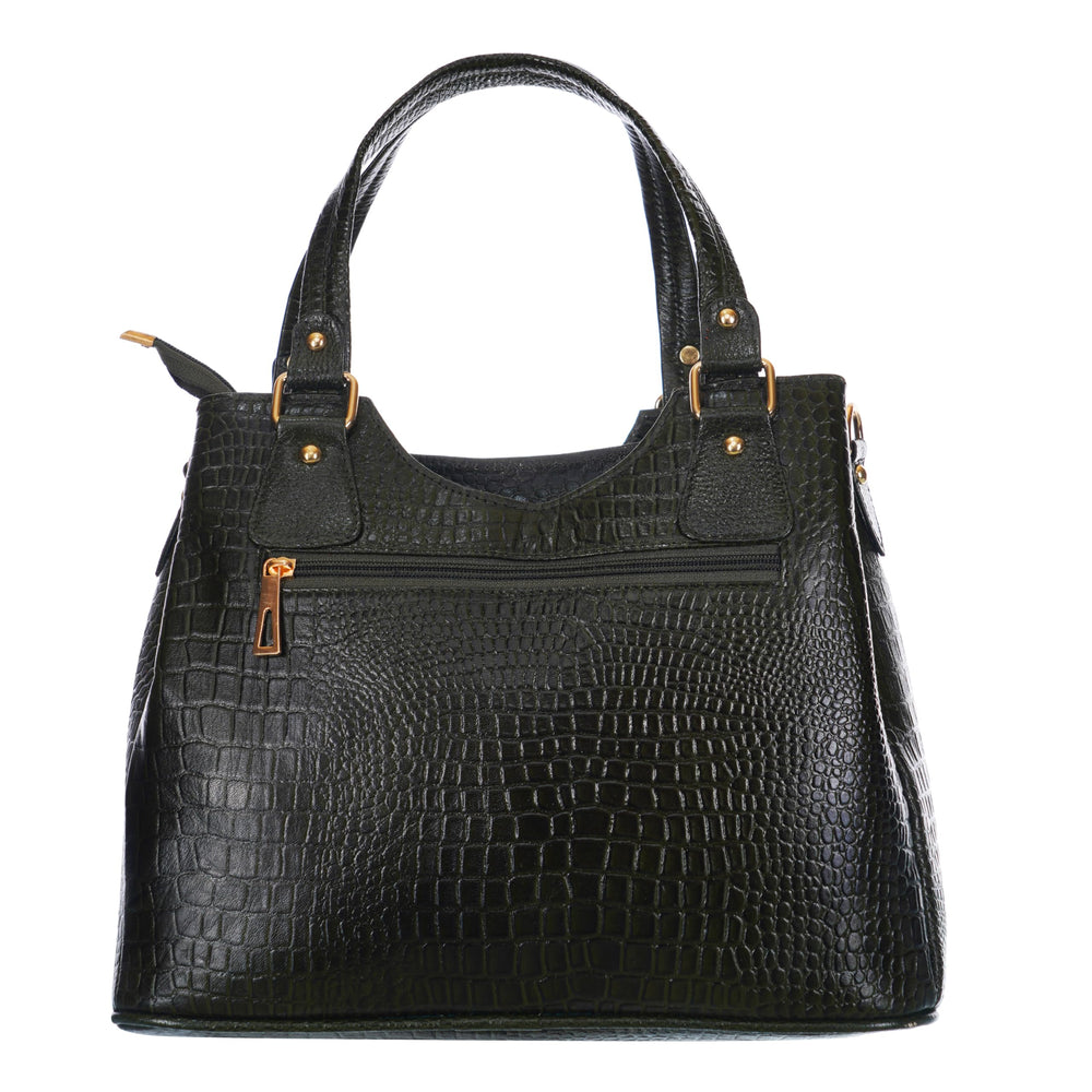 TAJ LEATHER Genuine Leather Women's Handbag for Ladies | Premium Tote Shoulder Bag with Double Handles, Spacious Main Compartment, Stylish Everyday Office & Casual Bag