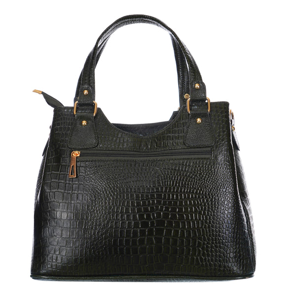 TAJ LEATHER Genuine Leather Women's Handbag for Ladies | Premium Tote Shoulder Bag with Double Handles, Spacious Main Compartment, Stylish Everyday Office & Casual Bag