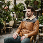 Taj Signature Alpine Mustard Quilted Sherpa Jacket