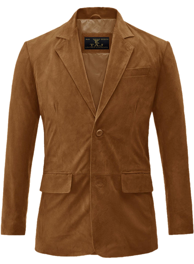 Men's Brown Leather Coat - Premium Quality by Taj Leather